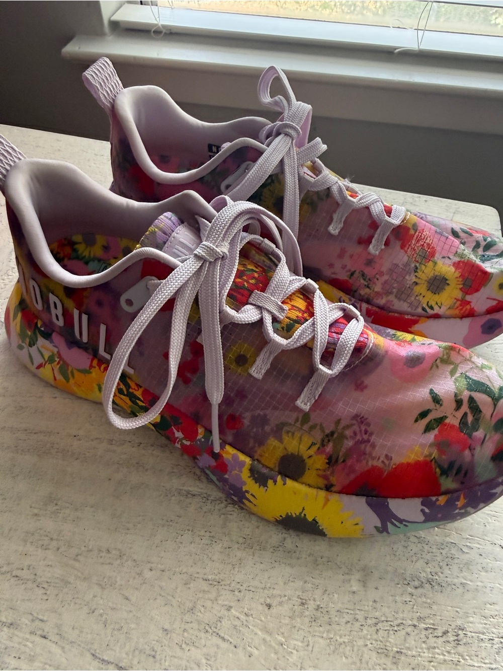 NOBULL Lavender Floral Sneakers - Picture 3 of 5